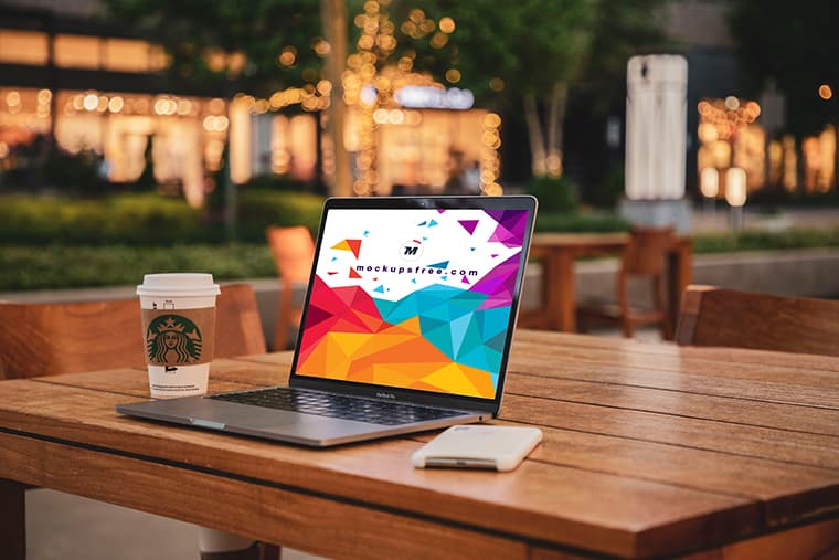 Free Macbook Mockup Template