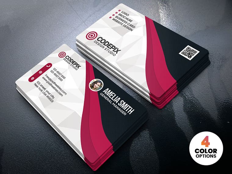 Multipurpose Business Card Design PSD Template