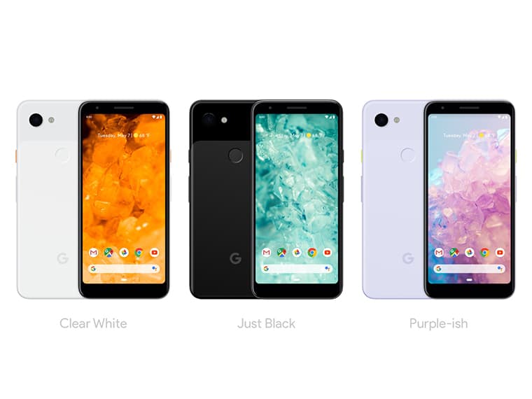 Google Pixel 3a Mockups Sketch